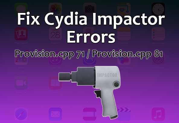 cydia impactor error